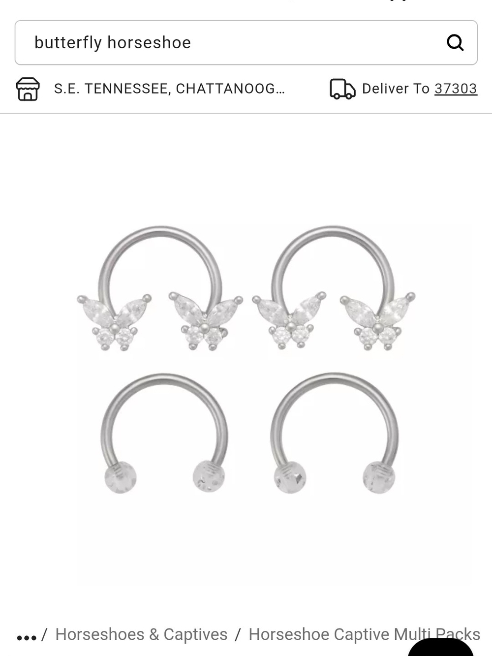 Spencer's  Butterfly Jewelry